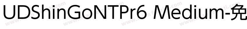 UDShinGoNTPr6 Medium字体转换